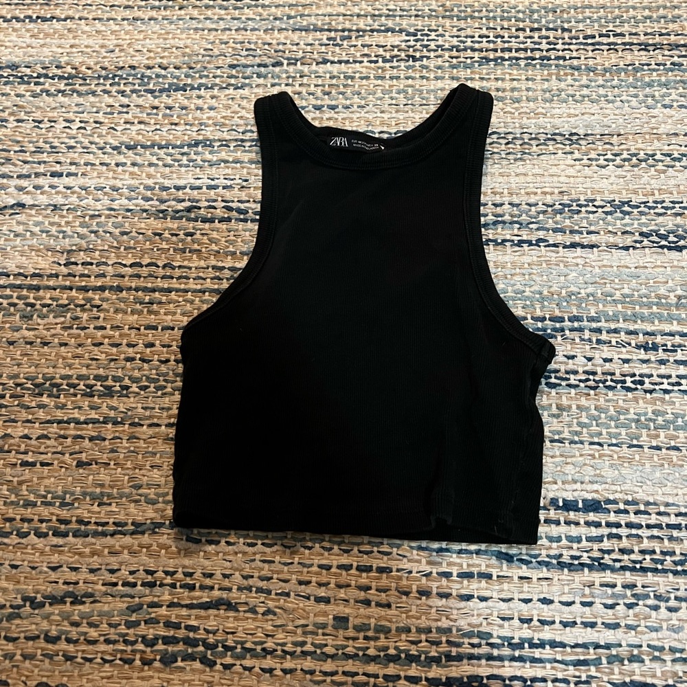 Zara crop tank top
